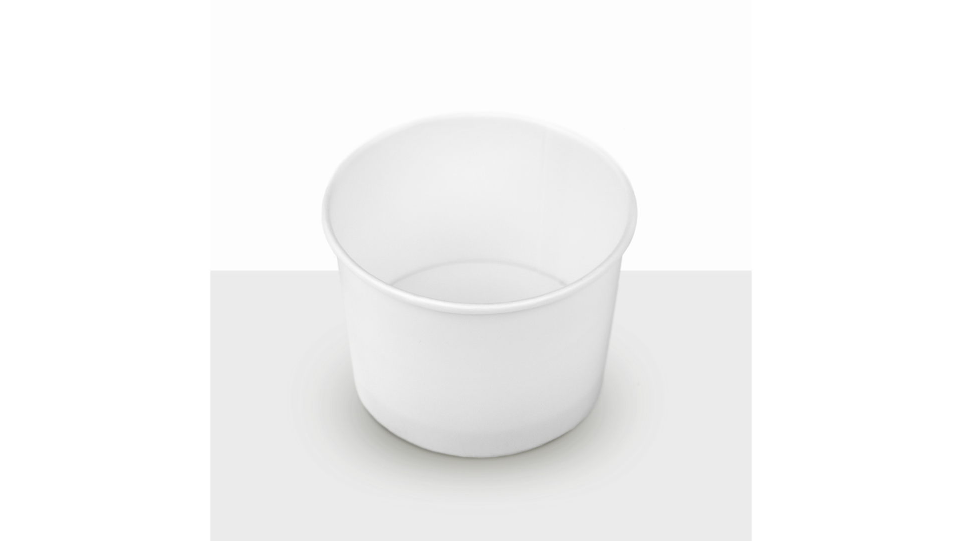 2 Scoop PE Lined Paper Cups for serving ice cream, frozen desserts, and takeaway treats with a leak-resistant paperboard design