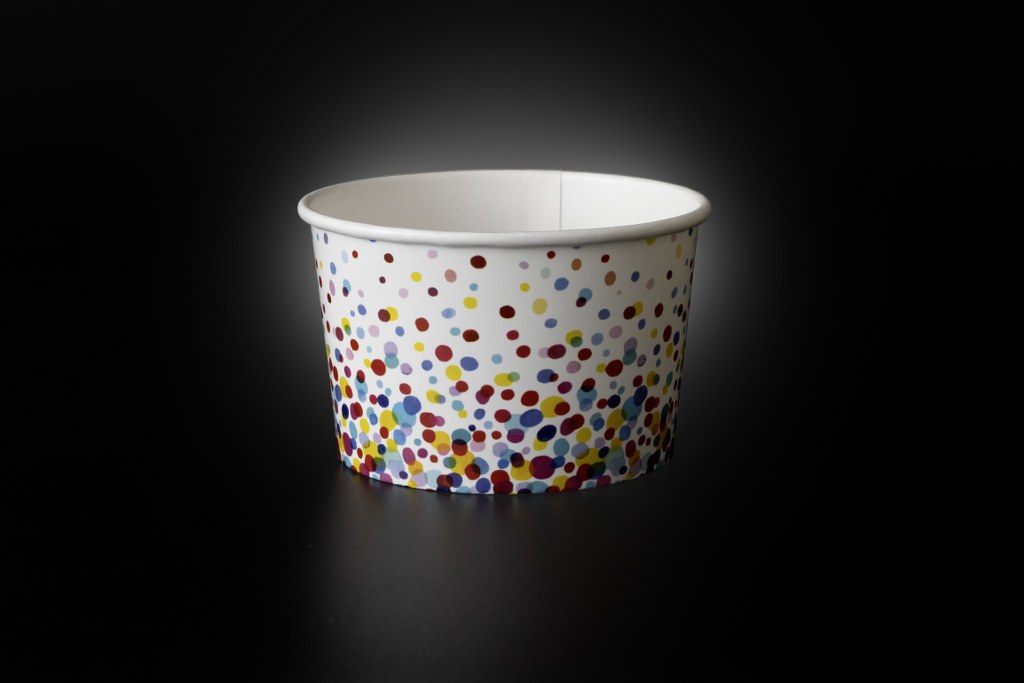 4 Scoop PE Lined Paper Cups designed for serving ice cream, frozen desserts, and takeaway treats with leak-resistant protection
