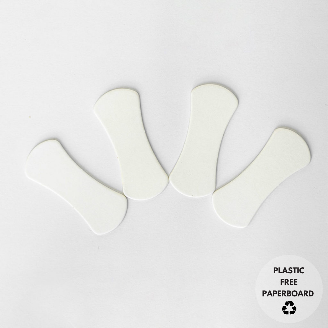 White Paperboard Spoons made from food-grade material, suitable for desserts, ice cream, and eco-friendly takeaway service